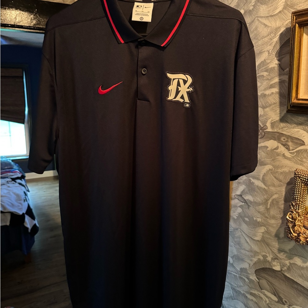 Nike Black Polo with Red Trim